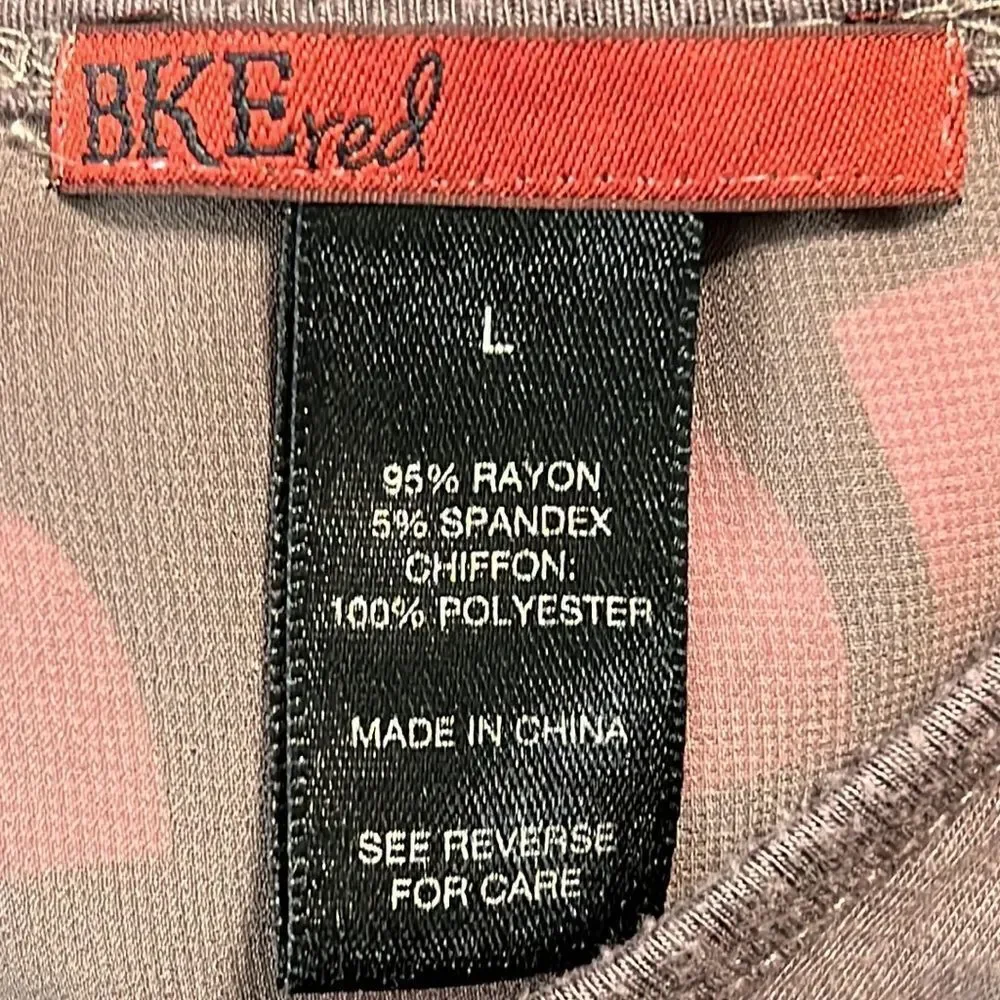 BKE red Long sleeve shirt - Picture 4 of 4